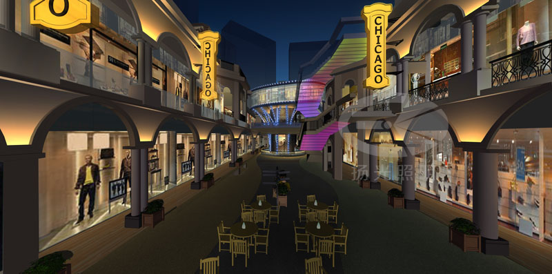 步行街夜景亮化設(shè)計 步行街夜景亮化設計