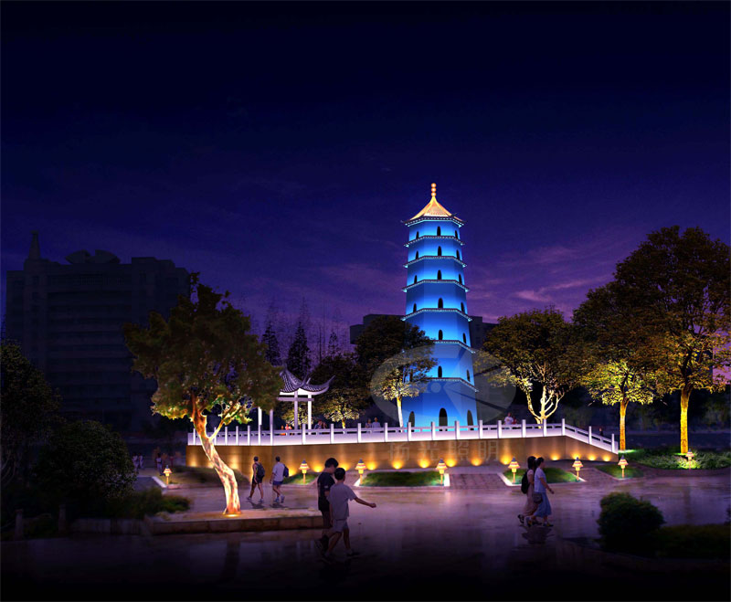 古塔夜景亮化工程(chéng)