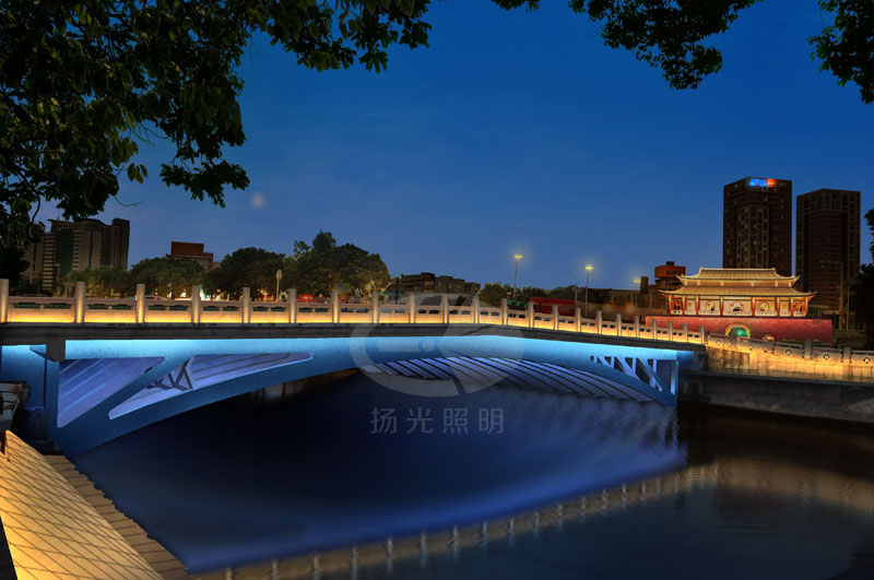 橋(qiáo)梁景觀照明效果(guǒ)圖