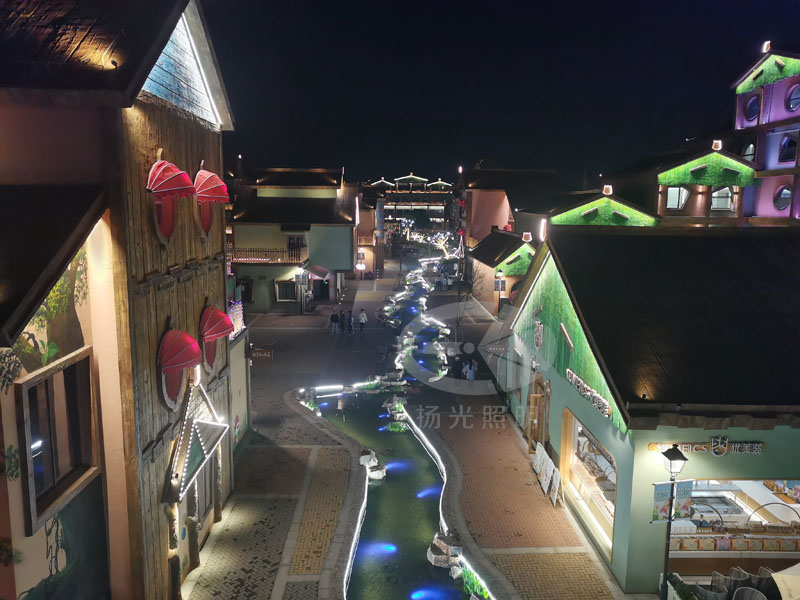 夜遊燈光實拍圖