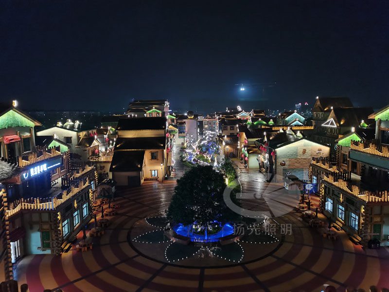 夜遊燈光實拍圖