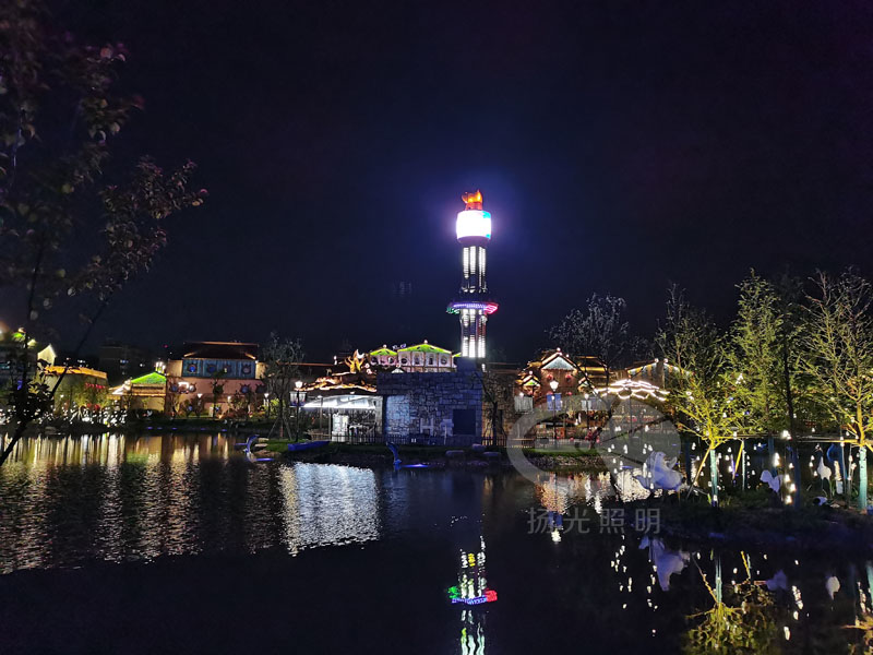 夜遊燈光實拍圖