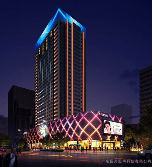 惠州又(yòu)一居美好時光夜景照明