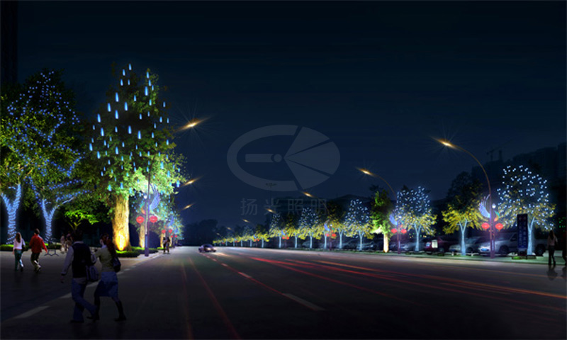 城市街(jiē)道夜景亮化設計 城市(shì)街道夜景亮化設計