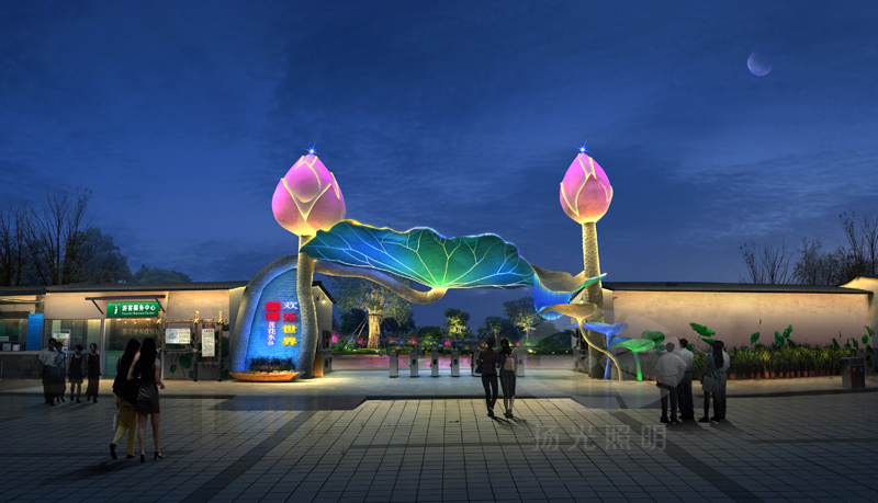 主題樂園景觀照明 主題樂園(yuán)景觀照明