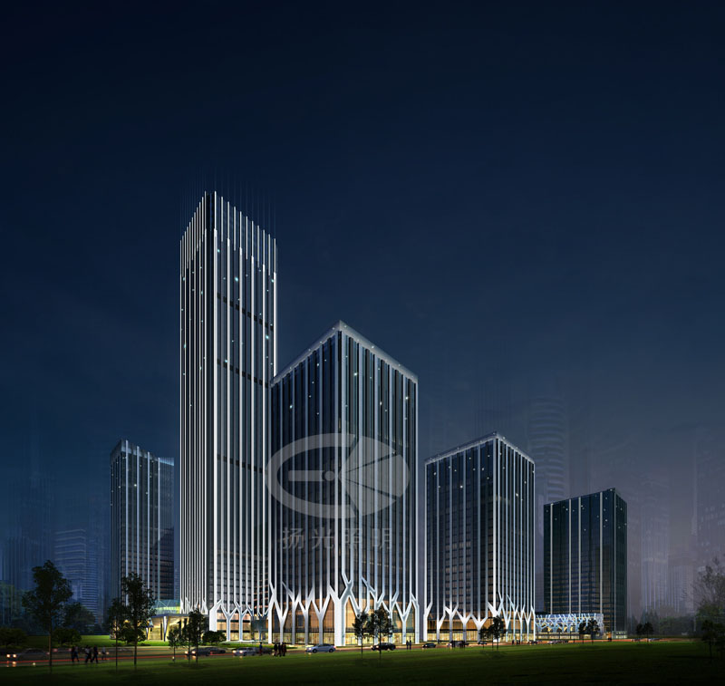 建築燈光照明工程效果圖一