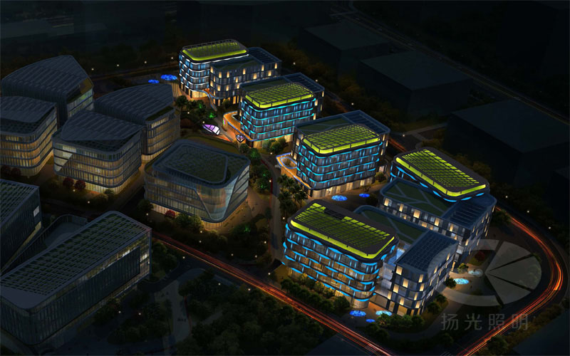 建（jiàn）築燈光（guāng）照明工程效果圖二