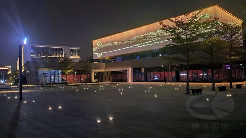 產（chǎn）業園夜景照明工程實拍圖（tú）