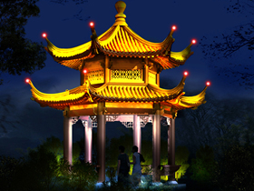 南寧古建（jiàn）築照明工程