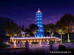 揚州文昌閣（gé）古建築（zhù）照明