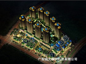 盛東（dōng）地產:南寧（níng）盛天華府樓體亮化（huà）