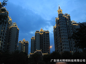 廣州香檳公寓燈（dēng）光工程現（xiàn）場實拍