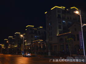 陽江（jiāng）馬德裏夜（yè）景照明（míng）工程實拍
