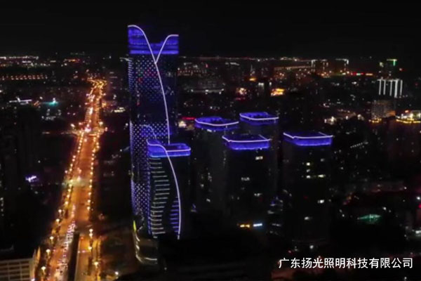 雲南海源財富廣場（chǎng）夜景照明工程