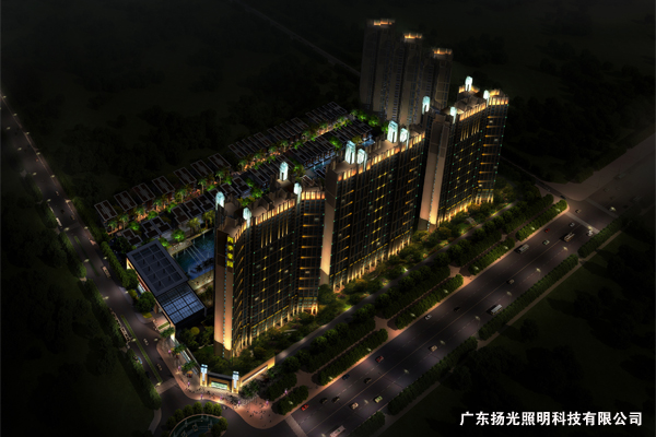 景天(tiān)地產:東莞景天花園城戶外亮化工程