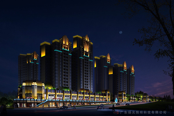 東莞(wǎn)嘉宏錦園小區夜景照(zhào)明設(shè)計