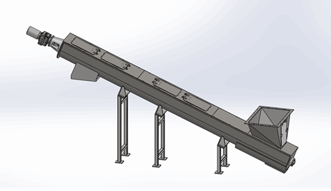 不鏽鋼螺旋管式輸送機 不鏽鋼螺旋(xuán)管式輸送機