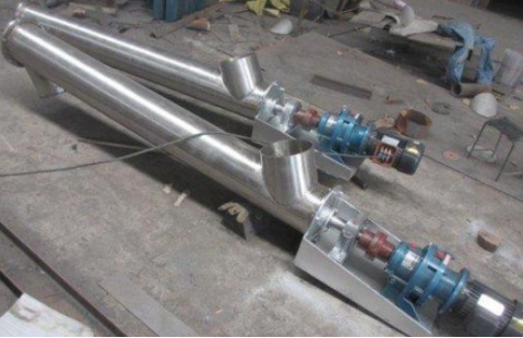 不鏽鋼螺旋管式輸送(sòng)機 不鏽鋼螺旋管式輸送機